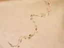 Joyería para el cabello en oro claro con flores