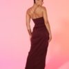 Drapeado chiffon tirante - Image 5