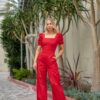 Jumpsuit manga abullonada - Image 2