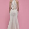 Satin halter cruzado - Image 2