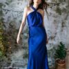 Satin halter cruzado - Image 3