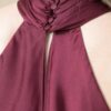 Satin halter cruzado - Image 8