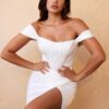 Off shoulder varilla corsette