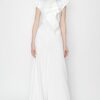 Jumpsuit de cuello alto con detalle plisado escarola