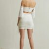 Set 2 piezas guipur falda barbitas con top off shoulder - Image 2