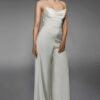 Jumpsuit satin mangas removibles