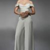 Jumpsuit satin mangas removibles - Image 2