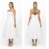 Circular strapless aplicaciones flores 3D - Image 2